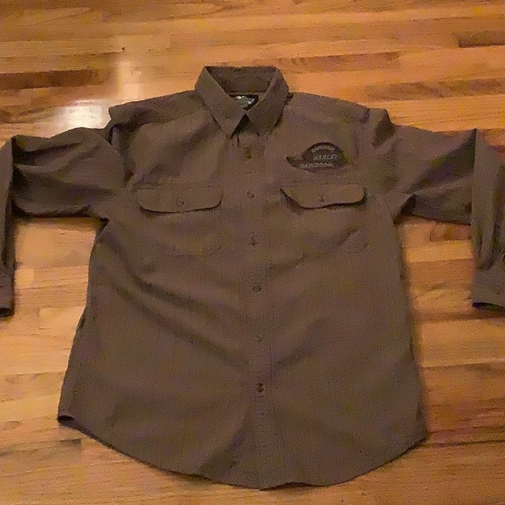 Harley Davidson Button Down